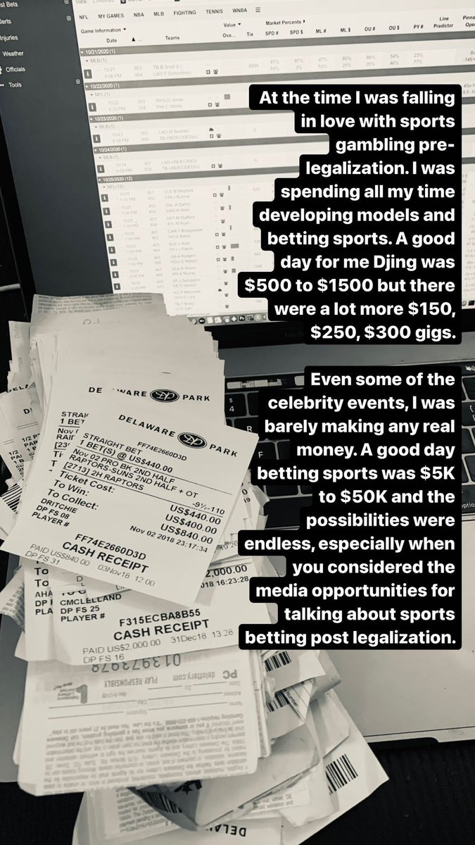iamrahstradamus's tweet photo. My therapist wants me to DJ again just as a hobby bc she sees I'm creative &amp; it's the thing that kept me social &amp; constantly meeting new women. My lifestyle is more reclusive these days (which is probably good in a city with 503 murders) but these are the reasons I left the game https://t.co/BEzgPqU6Yi