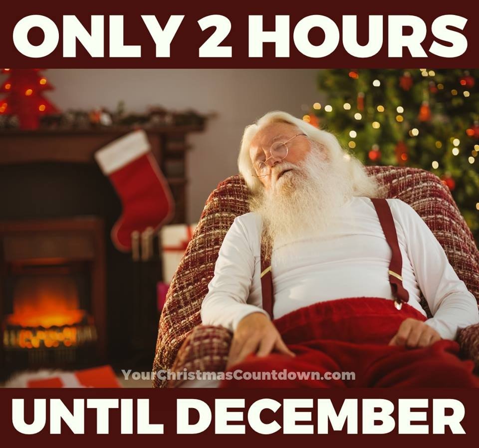 christmas_clock's tweet photo. EXACTLY 2 HOURS UNTIL #DECEMBER!
 🕒 https://t.co/08kJVAWqc2 🎄🎅 https://t.co/GUeHdBgK3B