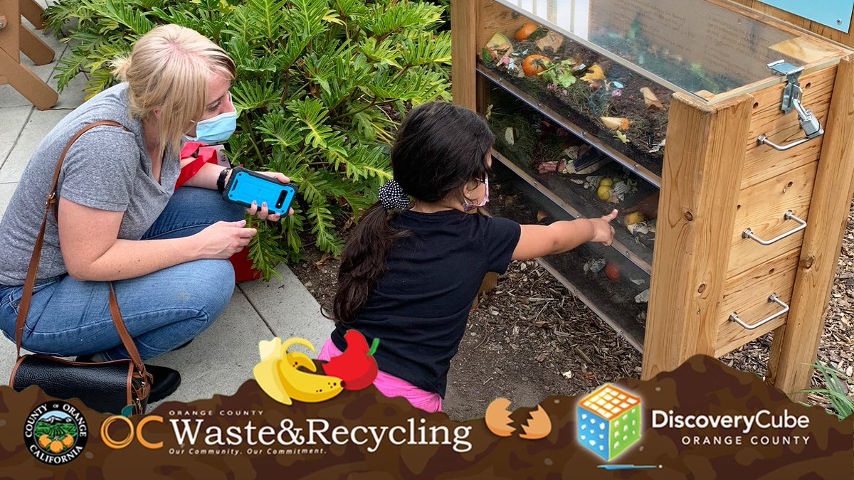 OCSupBartlett's tweet photo. Explore @OCWaste’s World of Organic Waste Lab at the Discovery Cube in Santa Ana! Composting is an important part of recycling, and the new lab helps kids learn about the magic of composting. https://t.co/U1C9endxSc #Composting #OCWasteandRecycling #DiscoveryCube https://t.co/fwxS28gM3g