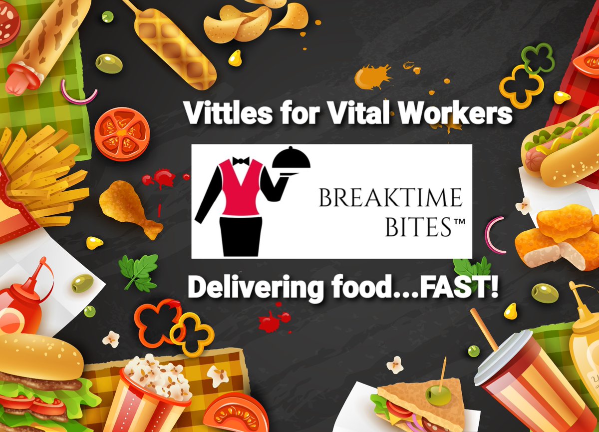 BreaktimeBites's tweet photo. At #BreaktimeBites our goal is to deliver to our vital workforce quickly &amp; inexpensively when they're in a bind at work &amp; NEED a meal at #breaktime.
#foodatwork
#foodatworkplace
#deliveryfood
#deliveryfoodservice
#deliveryfoodservices
#deliveryfee
#deliveryfees
#lowerdeliveryfees https://t.co/0hMesIg1Gm