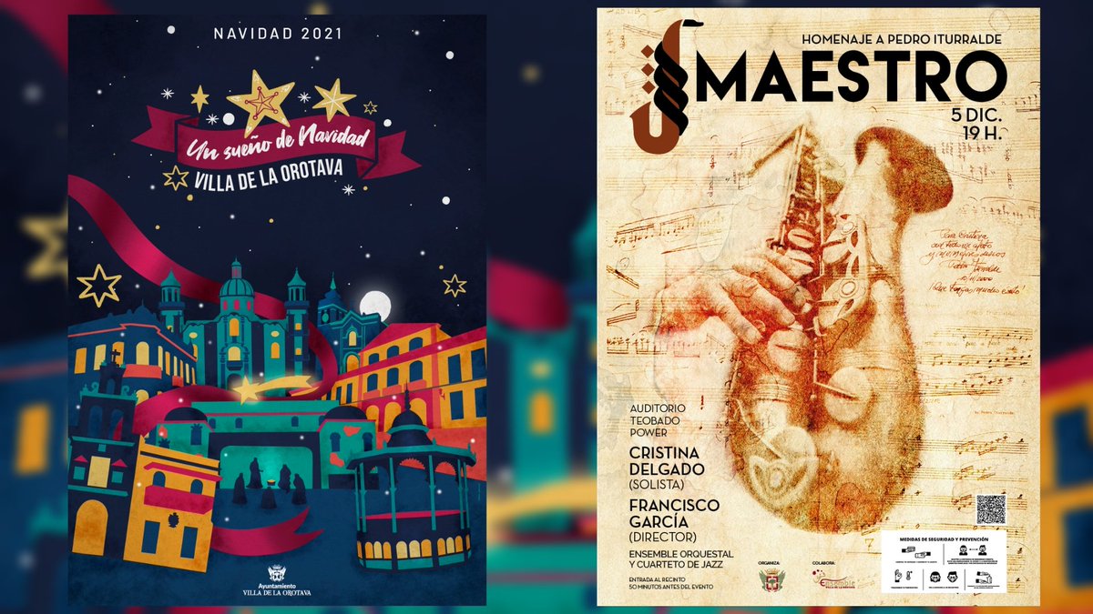 Visit_LaOrotava's tweet photo. Te esperamos en estos días en #LaOrotava #ProgramaNavidad 

ℹ https://t.co/Rz0bPTOweC 

 #Navidad2021 #CulturaSegura #LaOrotavaCittaSlow 🐌♻️ #Tenerife @Visit_LaOrotava https://t.co/dj91arSSW5