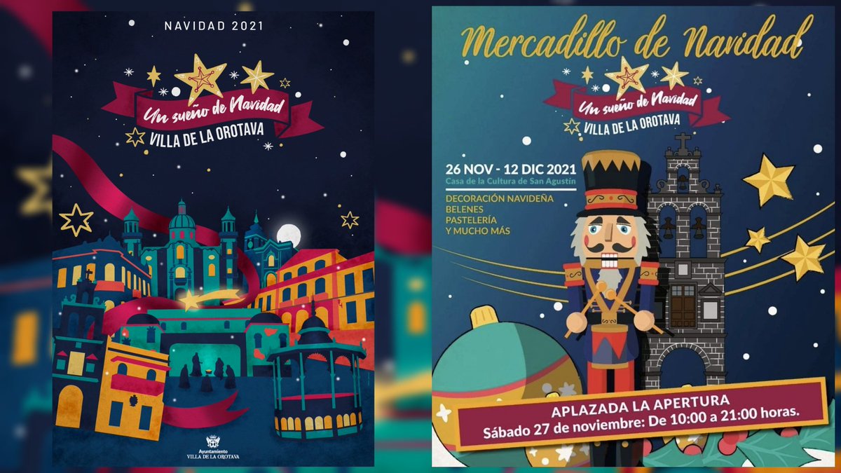 Visit_LaOrotava's tweet photo. Te esperamos en estos días en #LaOrotava #ProgramaNavidad 

ℹ https://t.co/Rz0bPTOweC 

 #Navidad2021 #CulturaSegura #LaOrotavaCittaSlow 🐌♻️ #Tenerife @Visit_LaOrotava https://t.co/dj91arSSW5