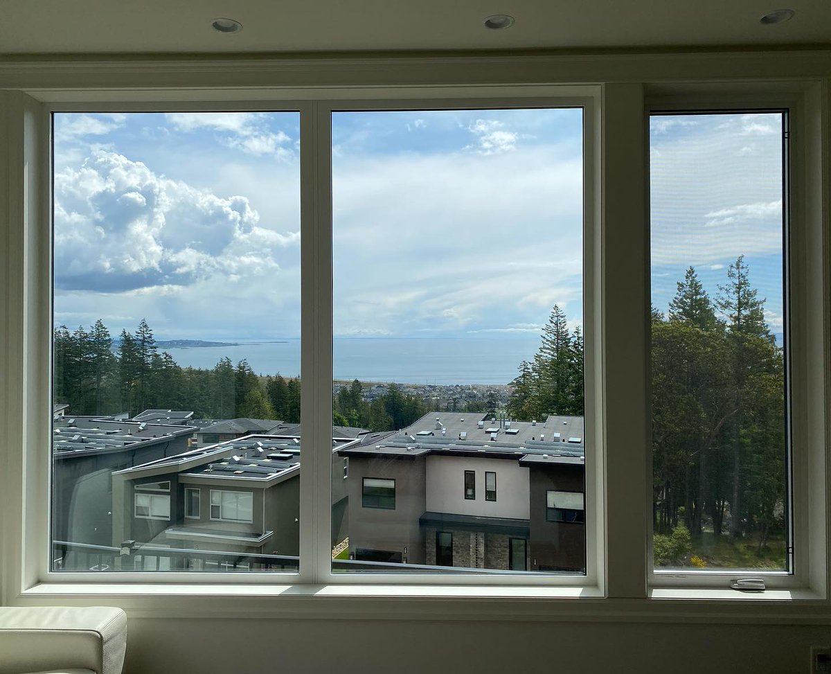 Interested in our clear options? UV protection (museum) window film is completely clear &amp; rejects 99% of harmful UV rays (which damage interiors) &amp; 20% of solar heat. #oceanview <a href="/cityofcolwood/">City of Colwood</a> #langford #royalbay #yyj #victoria #smallbusiness #supportlocal <a href="/CityOfVictoria/">City of Victoria</a> 🏡🪟🌊