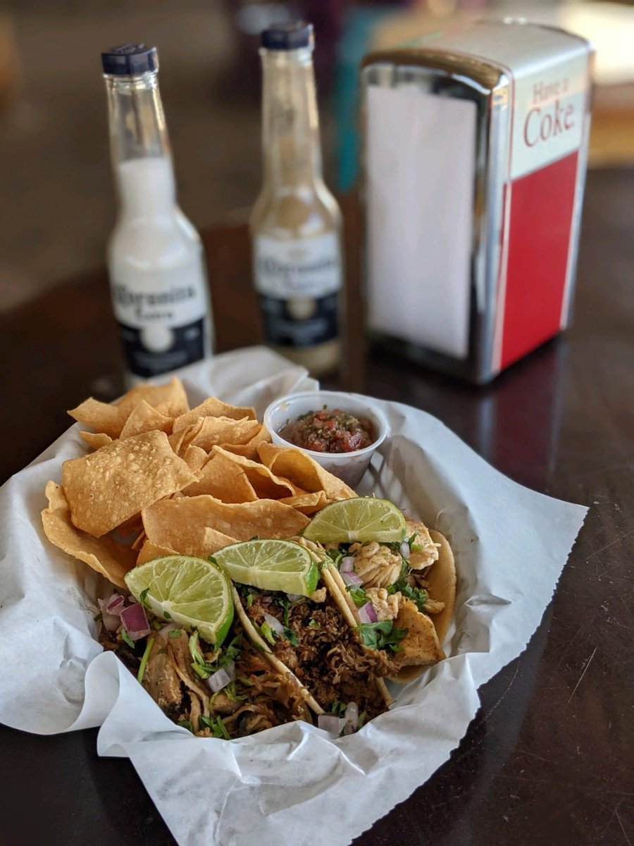 TheHighDiveWF's tweet photo. Sunny &amp; 79 for Taco Tuesday! 

$2 Frozen Margaritas
$2 Pina Coladas 
$2 Well Tequila Shots
$7.99 Taco Baskets

ALL DAY! https://t.co/l5eVr5YZIw