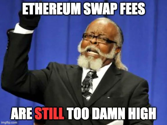 DefiPlaza's tweet photo. How we make DeFi on Ethereum affordable again: 
More efficient contracts, and a lower exchange fee delivers up to 65% lower fees than on Uniswap

https://t.co/7W9F3OWXHo https://t.co/Er6bjGYsGX