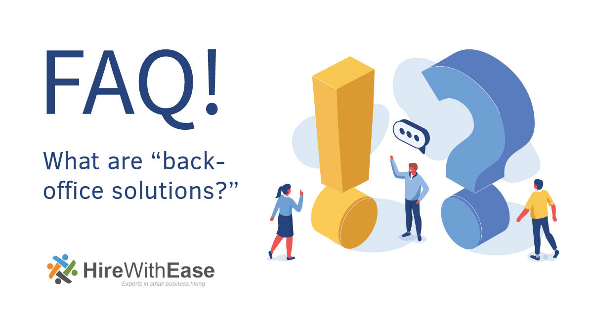 HireWithEase's tweet photo. Back-office is a term that refers to any internal part of running your business that your customers don't see. 

Learn more about our back-office solutions and hiring/recruiting services on our website: https://t.co/O41xCLQDVq

#hrconsulting #hiring #humanresources #recruiting https://t.co/6Tia7u3fFi