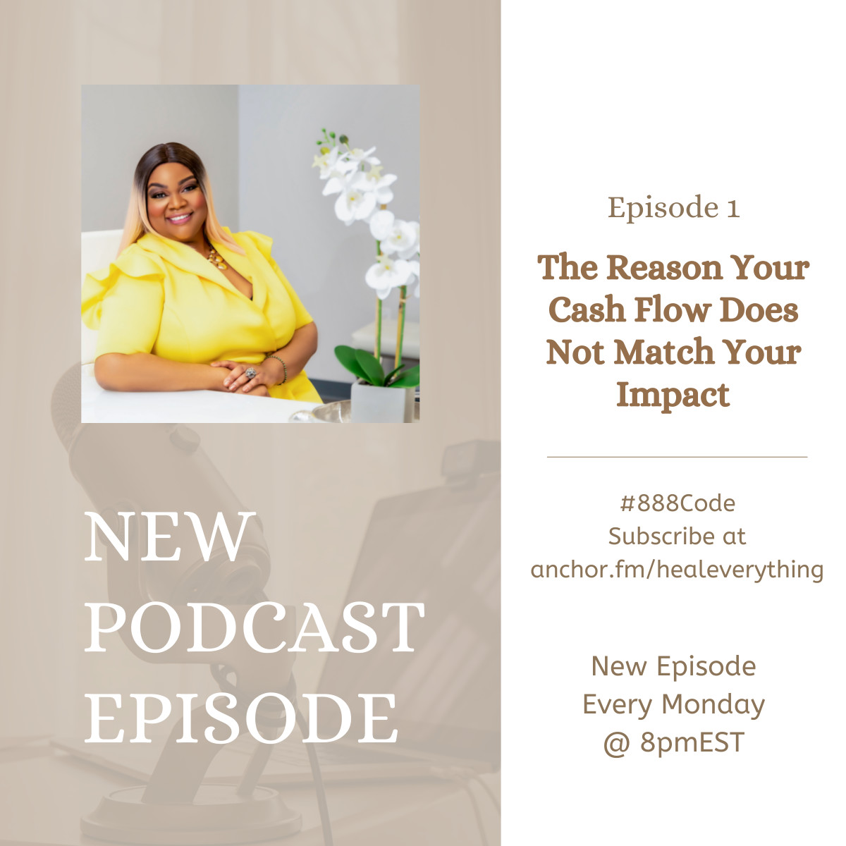 thewombsauna's tweet photo. Were you able to tune into the #HealEverything Podcast last night for Episode 1 of the #888Code Series?

If not, subscribe and tune in at https://t.co/Vqun7ukBaA to catch up!

Airing Mondays at 8pmEST 🗣 https://t.co/86zfGcFbS1