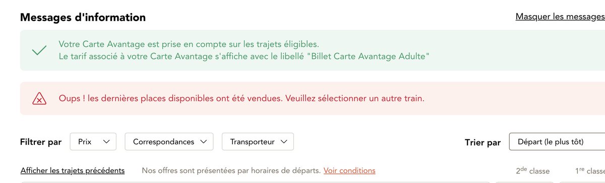 BenjaminSuire's tweet photo. @ouisncf, quand je vois ce message apparaître 5 fois de suite et que je commence à m'arracher les cheveux, heureusement que @thetrainline est là pour me sauver !
Un site qui marche, ça fait plaisir.🎄 https://t.co/JW3RK2iHUv