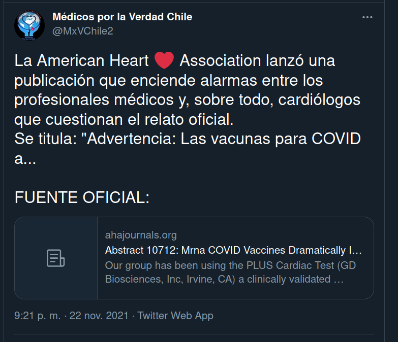 Grompf3's tweet photo. ¿ Habéis visto esto ?
¡ Coño ! ¡ Qué miedo !
Las vacunas de Pfizer y Moderna aumentan de modo "dramático" el riesgo de ataque de corazón.

Esto parece de lo más serio.
Miremos...

1/23 https://t.co/BvwP5vAQqQ