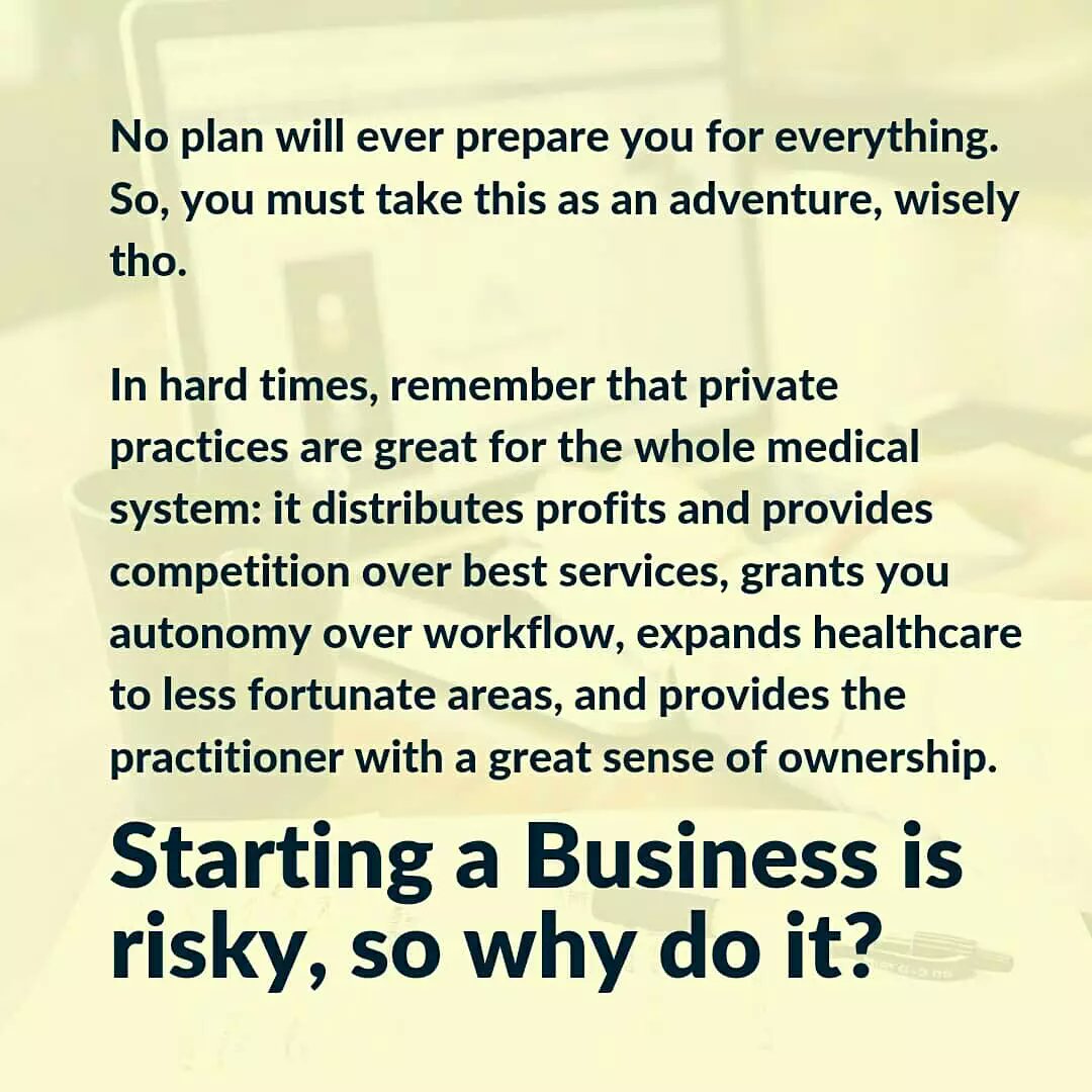 rektidy's tweet photo. Are you thinking about starting your own private practice? Here is some information about what you will be dealing with. 
.
Dm or email us to get full #marketing service. One-on-One meeting to setup your #business #goals and how are we going to achieve them. https://t.co/GApgThLPRJ