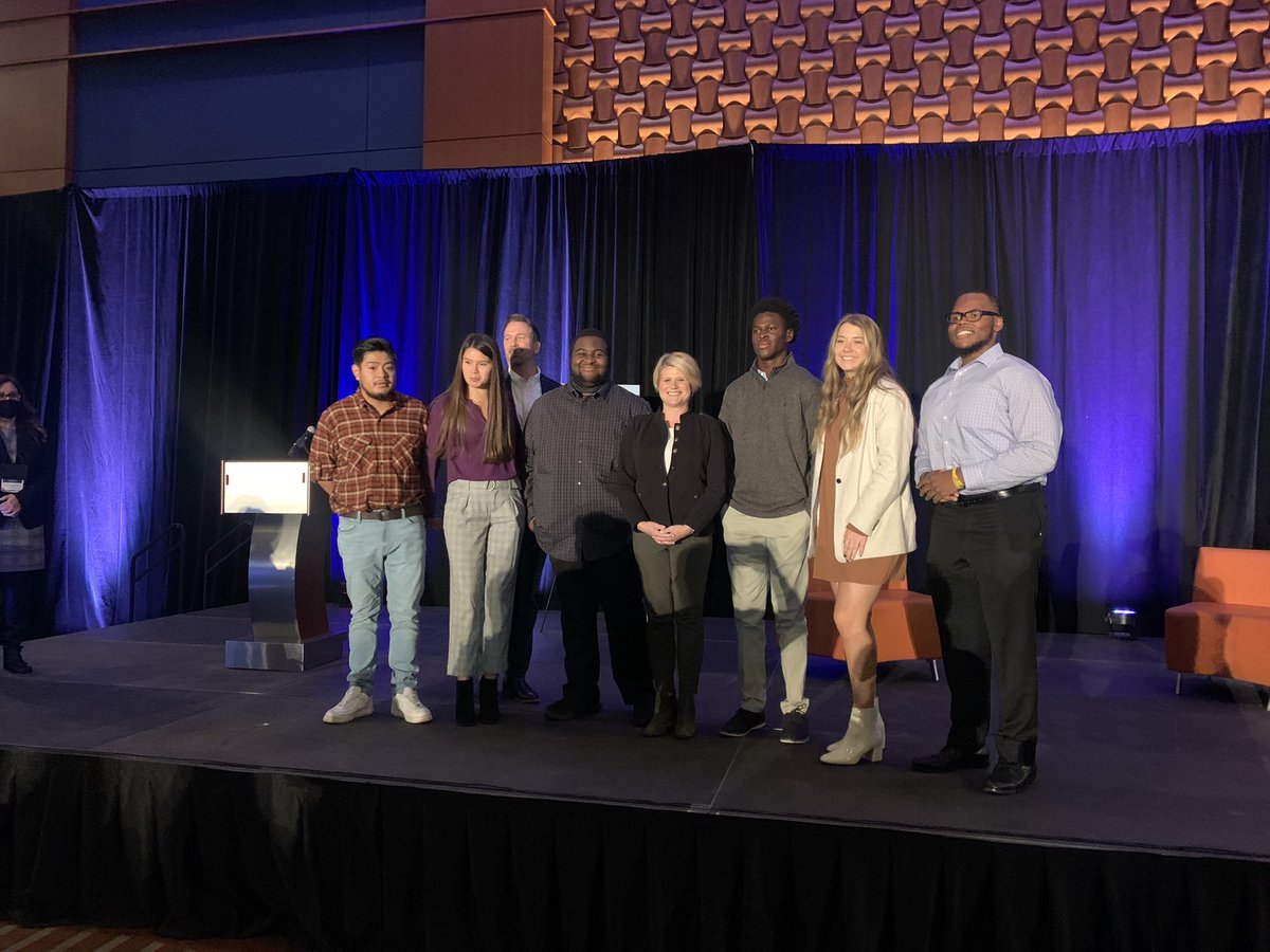 carolinebakerNC's tweet image. Today, “Big Z” presented at @AIM_NCDPI in front of 1000+ educators alongside his cousin, Malcom. Z told his personal story of perseverance and the difference that public ed has made in his journey. So proud of these guys! @NBroughtonHS @twinologist @WCPSS @CTruittNCDPI