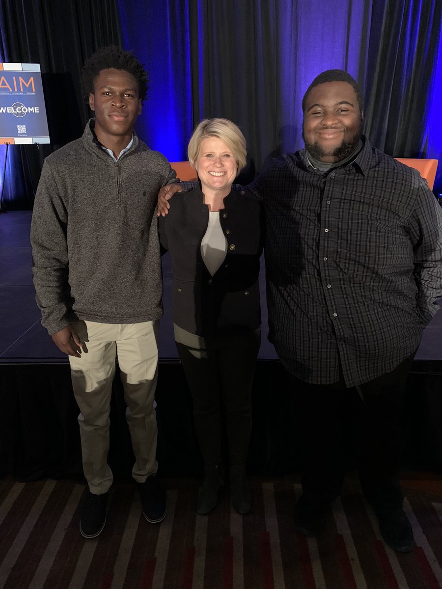 carolinebakerNC's tweet image. Today, “Big Z” presented at @AIM_NCDPI in front of 1000+ educators alongside his cousin, Malcom. Z told his personal story of perseverance and the difference that public ed has made in his journey. So proud of these guys! @NBroughtonHS @twinologist @WCPSS @CTruittNCDPI