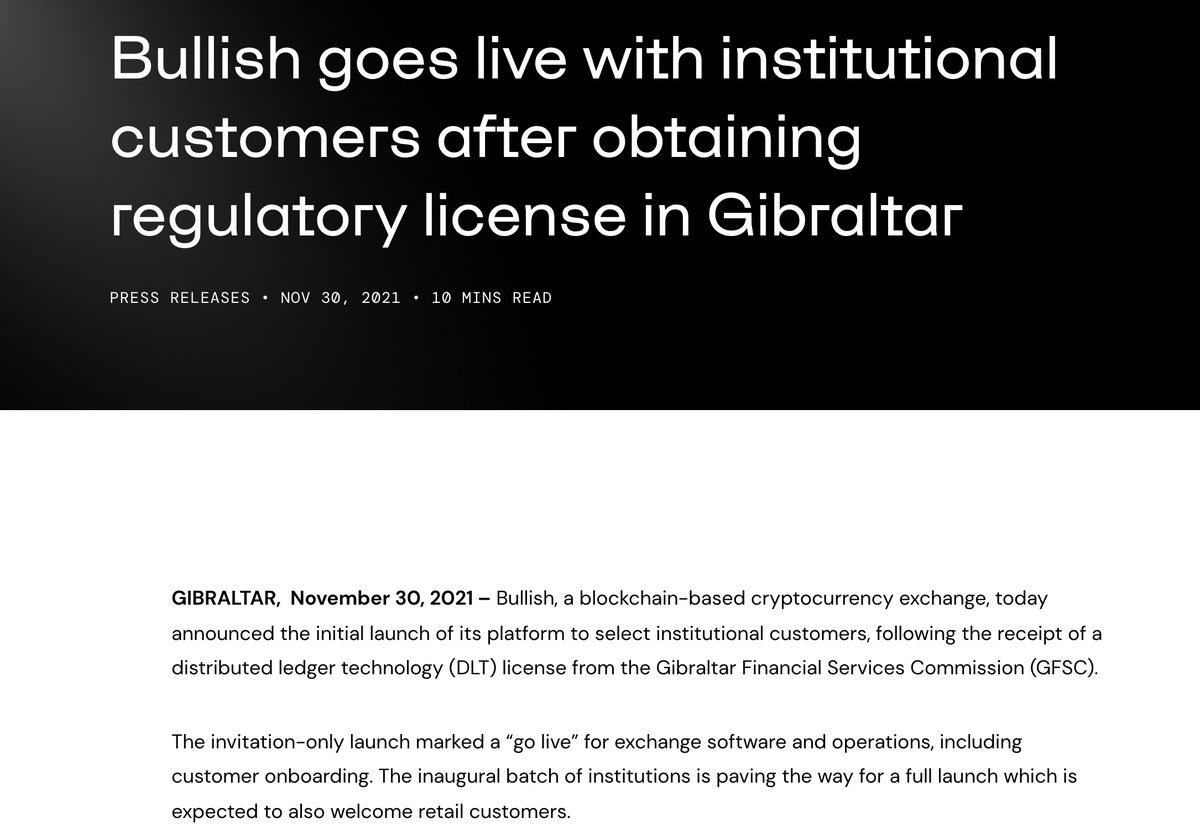 Bullish.com News Launch Today (but not in USA) 3 of 3