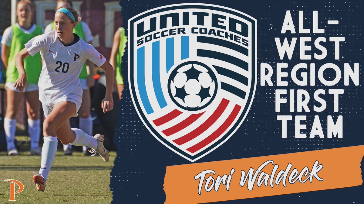 Another first on the <a href="/UnitedCoaches/">United Soccer Coaches</a> All-West Region first team, leading the team in assists with 10 and also tied a program record with three assists in one game against South Dakota State, is Tori Waldeck! 

#WavesUp | <a href="/WCCsports/">West Coast Conference</a>