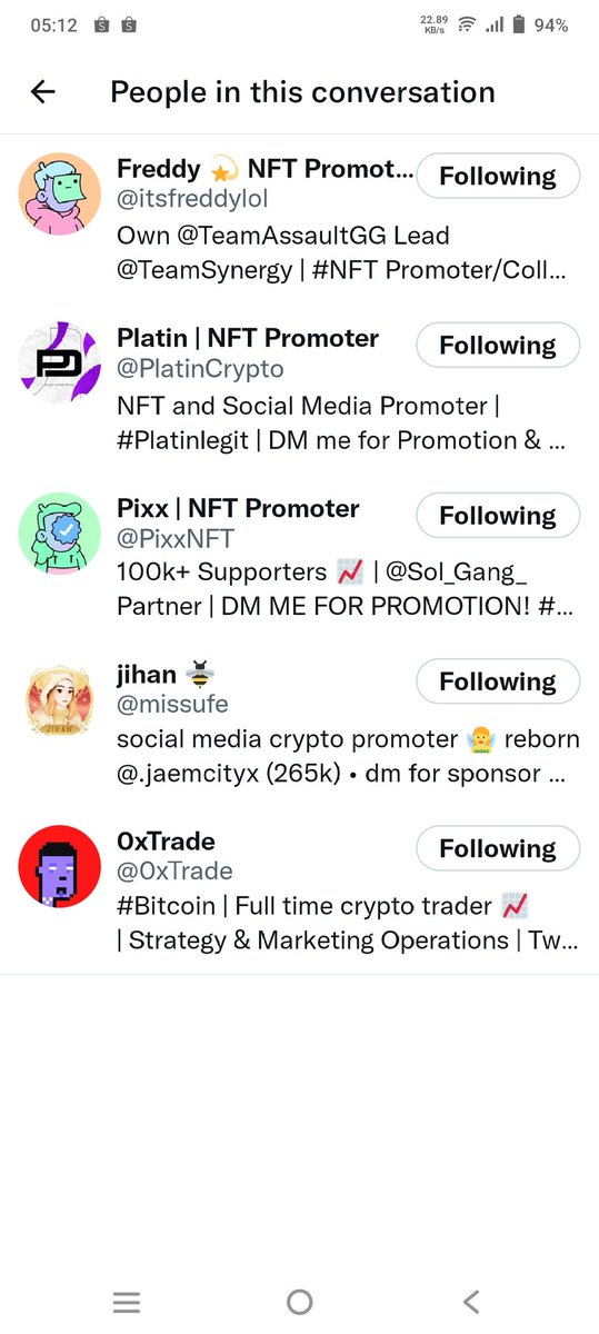 moonlily77's tweet photo. @missufe @PixxNFT @PlatinCrypto @itsfreddylol @0xTrade Done,wish me luck 😁 https://t.co/hOdX0nUjoN