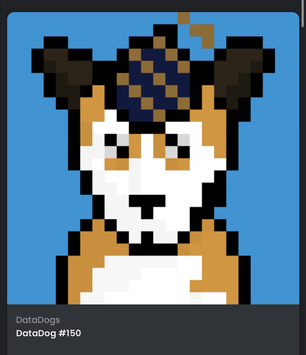 HECTURTLE's tweet image. My Pack

✅Top 250 in Polygon Collectibles on OpenSea 🏆
✅10% of profits to charity 💕
✅Giveaways for holders 🤑
✅Unlockable online store 

⛔️Gas Fees

👉opensea.io/collection/dat…

@smitherman__ @opensea
#DataDogs #NFTDogParty #NFT #NFTcollector #NFTcommunity