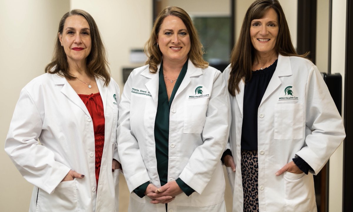 RussGRNnWhite's tweet photo. At 7:00 it's MSU Today on 760 @wjrradio. I'll talk with President Stanley, @MSU_Surgery's Chief of Vascular Surgery @JudithLin4, and the trio from @msuhealthcare's new #Gastroenterology clinic. LISTEN anytime at https://t.co/wh8vCNzRAN https://t.co/zpu2TgaQ3k
