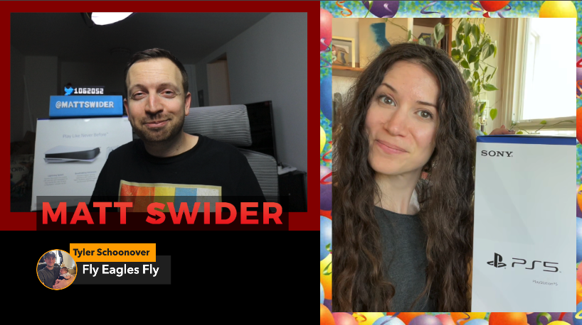 mattswider's tweet photo. 🥳Yay! My friend @MaryScholz is helping out w/ today's PS5 giveaway (which happens daily)!

➡️Join the live stream chat https://t.co/ngR5MakF1E
Type !giveaway ➡️in the YouTube chat (not here) for the entry form https://t.co/I0uKF99ZLD