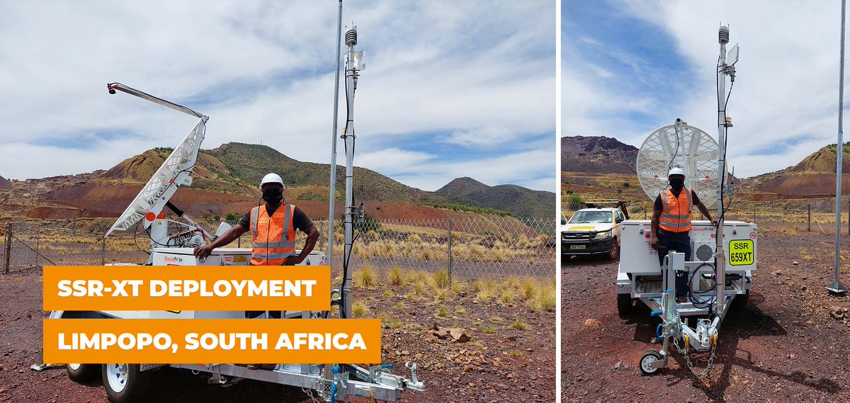 GroundProbeTM's tweet photo. Another system deployed to one of GroundProbe's key partners in South Africa!
Our SSR-XT was deployed by our technical specialists Eduardo Mbala and Vincent Makhubela.
#GroundProbe #SouthAfrica #SlopeStabilityRadar #SSR https://t.co/kKgpnCIvHF