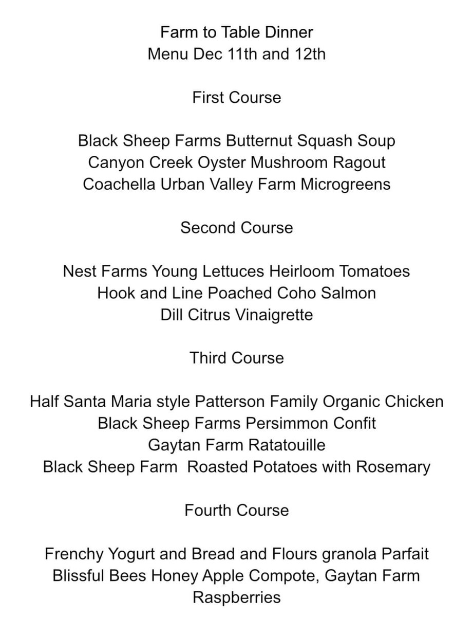CVEPartnership's tweet photo. Visit https://t.co/l5yJOeSyjc for tickets to a farm-to-table dinner under the stars, benefitting @FirstTeeCV 
Tickets available ONLY for Saturday Dec 11! #golf #fundraiser #farmtotable #Dinner #palmdesert #indianwells #ranchomirage https://t.co/kVArk7mbWK