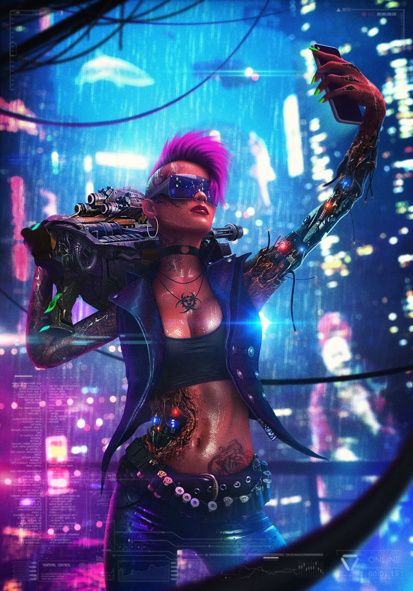 RetroSynthwave's tweet photo. It's always important to look ⬅️ Backwards to go Forwards ➡️.
𝘾𝙔𝘽𝙀𝙍𝙎𝙀𝙇𝙁𝙄𝙀 by Alex Crow 🤖🤳
▪️ More SF Arworks ⏩ https://t.co/1znX1pmQjd

#selfie #alexcrow #robot #cyberwoman #cyberpunk #retrosynthwave https://t.co/gPewIIB59N