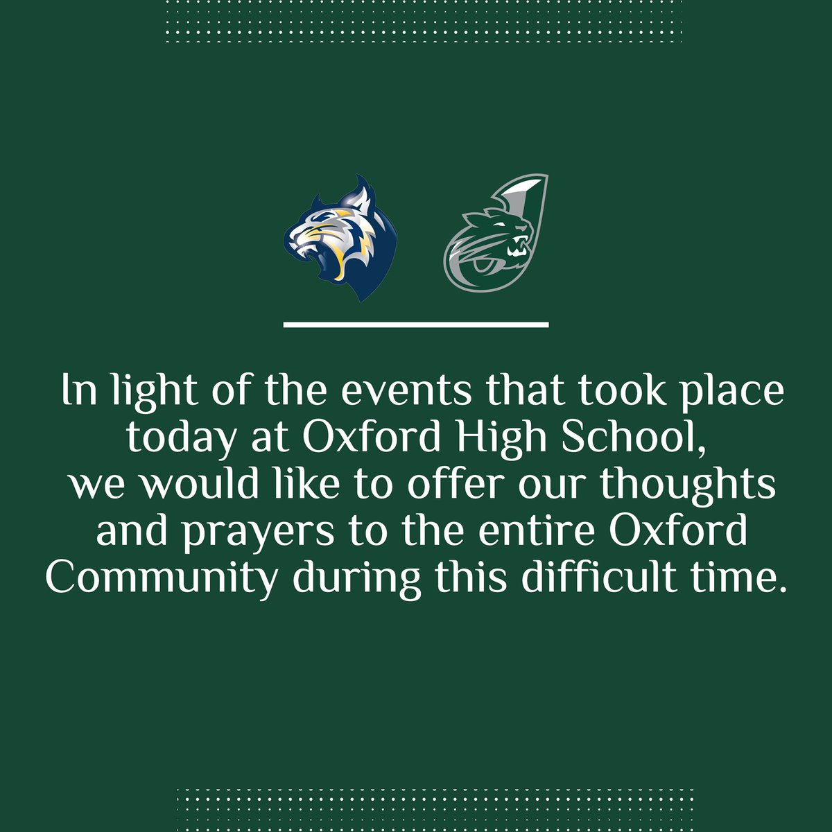 JenisonSchools's tweet photo. We stand with #Oxford https://t.co/jGml6FLl1G