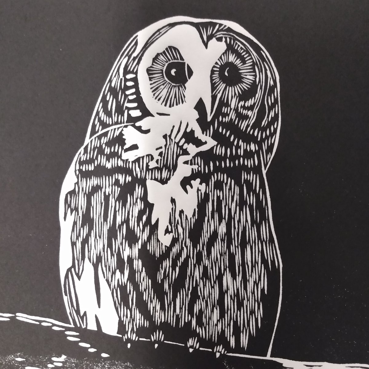 VanArtLibrary's tweet photo. This unexpected visitor arrived @VanArtLibrary today, created by Vancouver artist Gary Sim. Owls are a symbol of wisdom, very appropriate for a library devoted to art and artists. Many thanks for your generous personal gift to our staff, Gary! #BCartists #CanadianArt https://t.co/rg1XqN3aiu