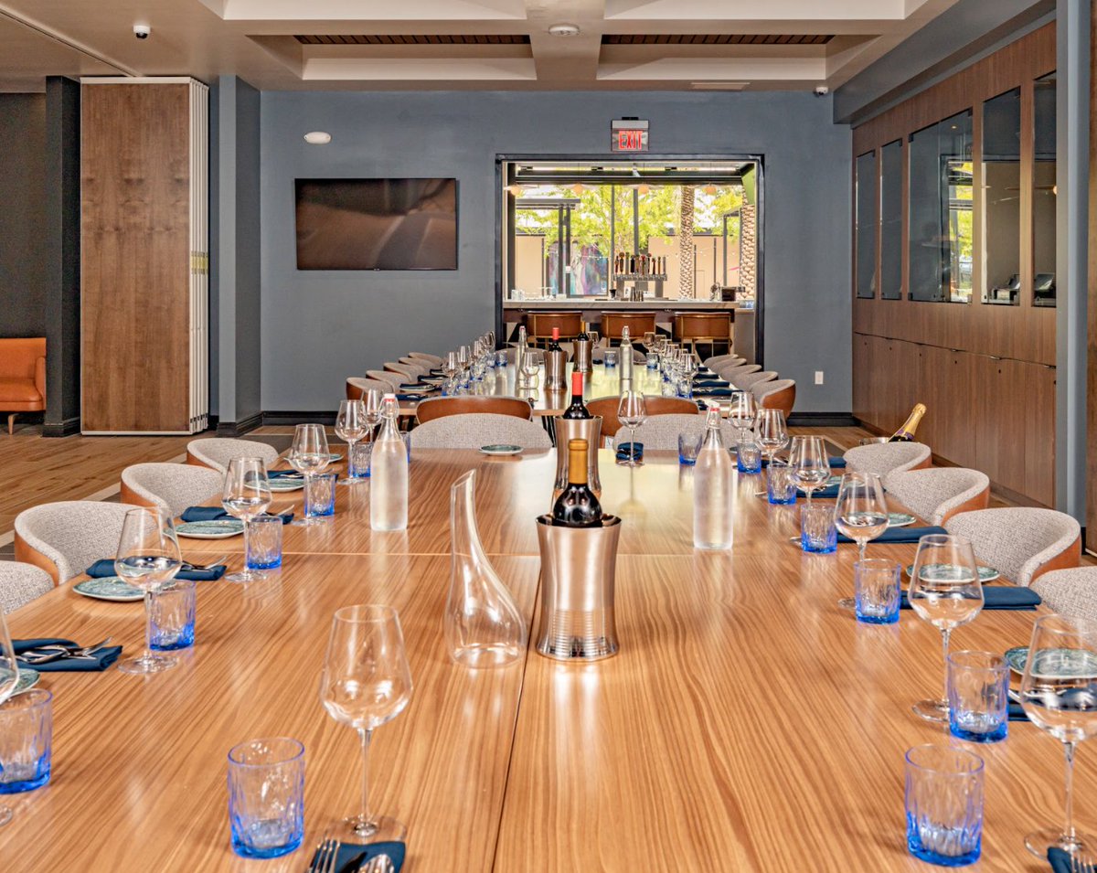 Our private dining spaces are equipped with state-of-the-art AV equipment and provide full privacy for your meeting or event. Reserve a room for your private event here. bit.ly/3jEaOnl
