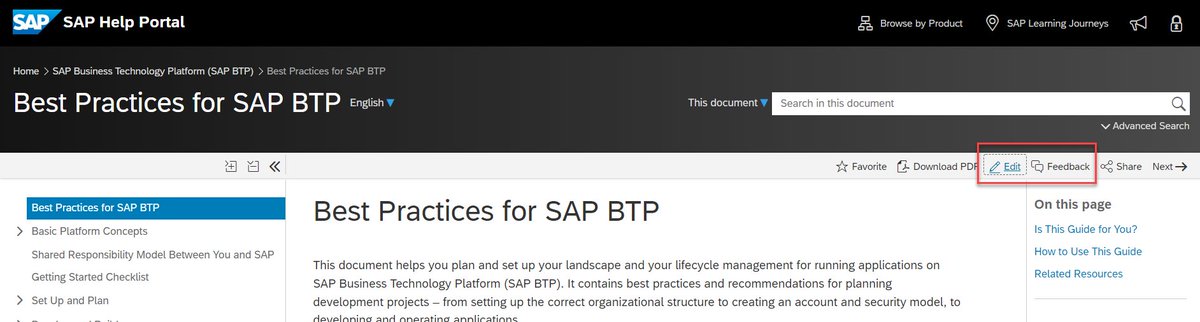 murlionline's tweet photo. SAP BTP Documentation Goes GitHub – New Collaboration Process is available. Provide feedback either in the Help documentation or open issue in GitHub. https://t.co/TxkYrkb6hF  @sapcp  @SAPMentors https://t.co/oduhdheIrZ