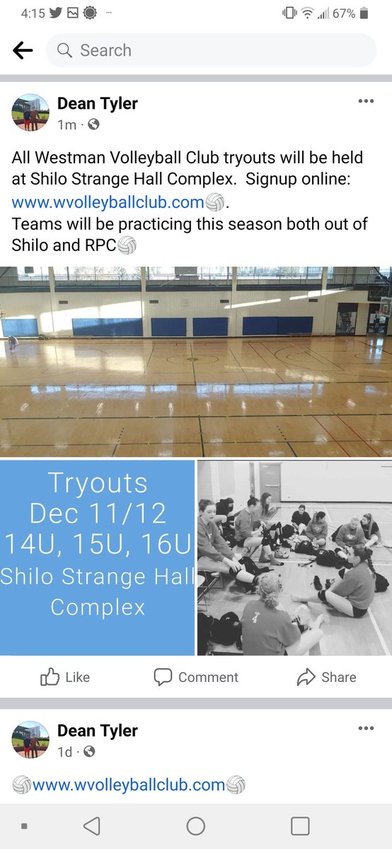 OakdenDean's tweet photo. Westman Volleyball Club tryouts will be held at Shilo Strange Hall Complex.  Teams will be practicing out of Shilo and RPC🏐🏐🏐 https://t.co/fcGwuoWYPf