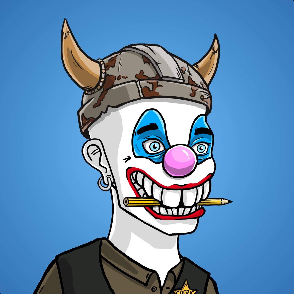 ClownzGang's tweet photo. @MrNFT10 Jist aeound 500 left 🤡 https://t.co/5g9ZFFWMyc