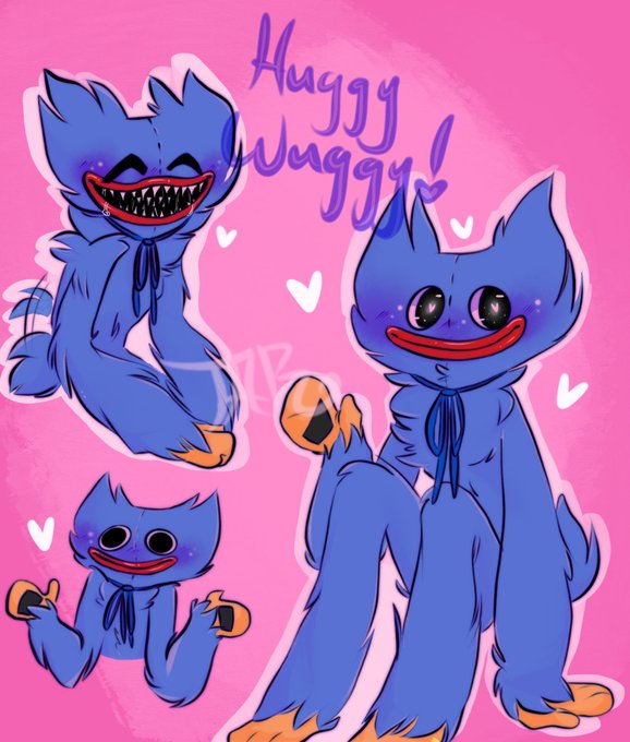 klunsjolly on X: 4-wiki-art, whoee Huggy Wuggy, Bendy, Lucy (from