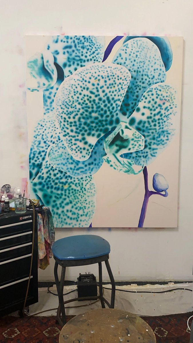 WIP. In the studio grinding away.