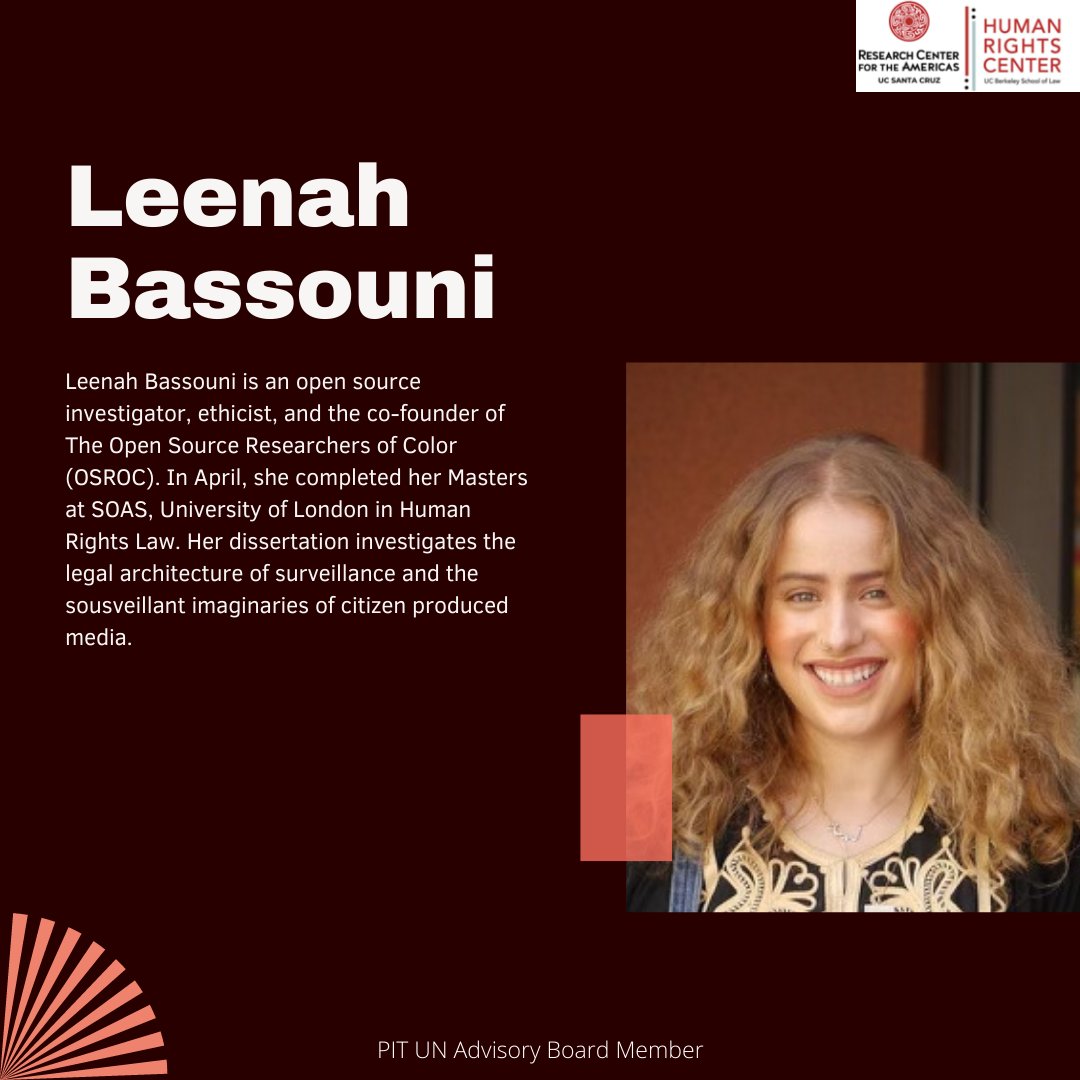 hrcberkeley's tweet photo. Thanks, Leenah Boussini @dazedndisplaced, for serving on our @NewAmericaPIT advisory board to help expand opportunities in tech for women and people of color—w/our @UCBerkeley #HRCLab + @ucsc @RCAucsc, led by @KAlexaKoenig + @profe_falcon https://t.co/LBn1BRF3lR