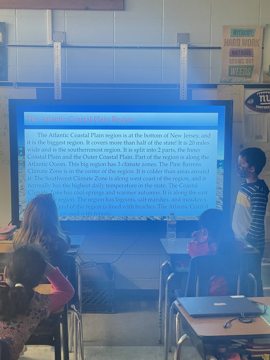 Ang_Adornetto's tweet photo. We learned so much about NJ’s Regions and loved presenting our projects to our classmates @JMI_Edison https://t.co/H3O2CEaVlG