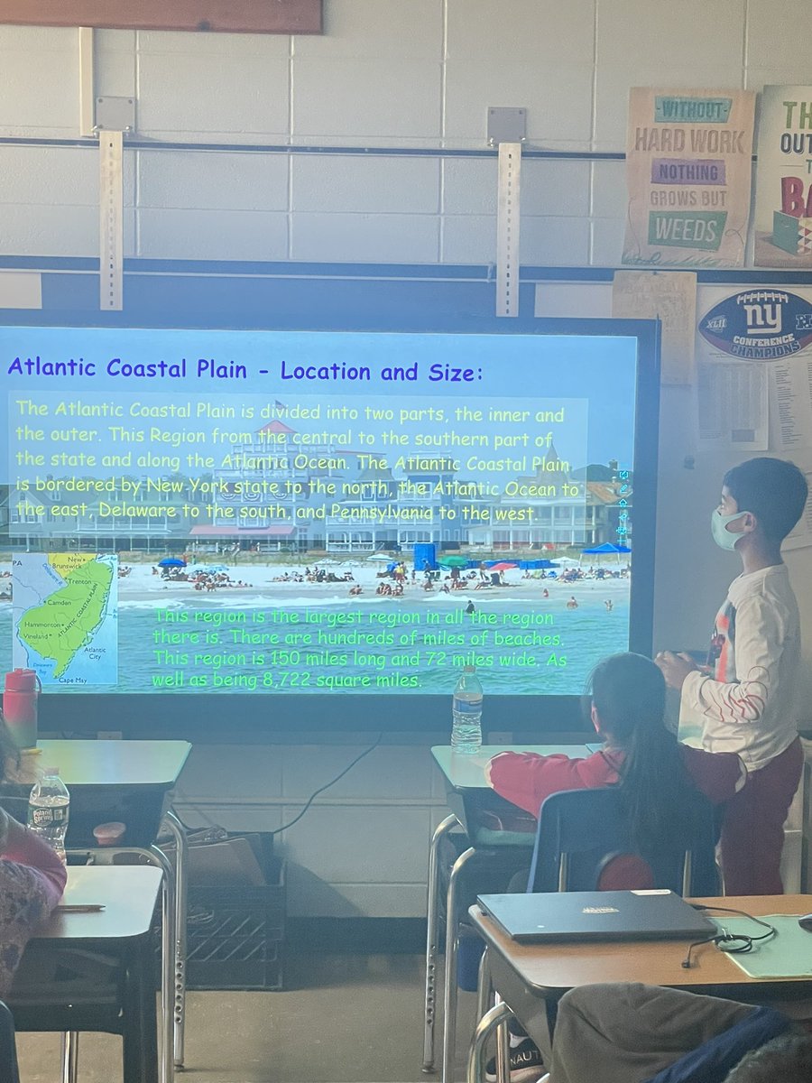 Ang_Adornetto's tweet photo. We learned so much about NJ’s Regions and loved presenting our projects to our classmates @JMI_Edison https://t.co/H3O2CEaVlG