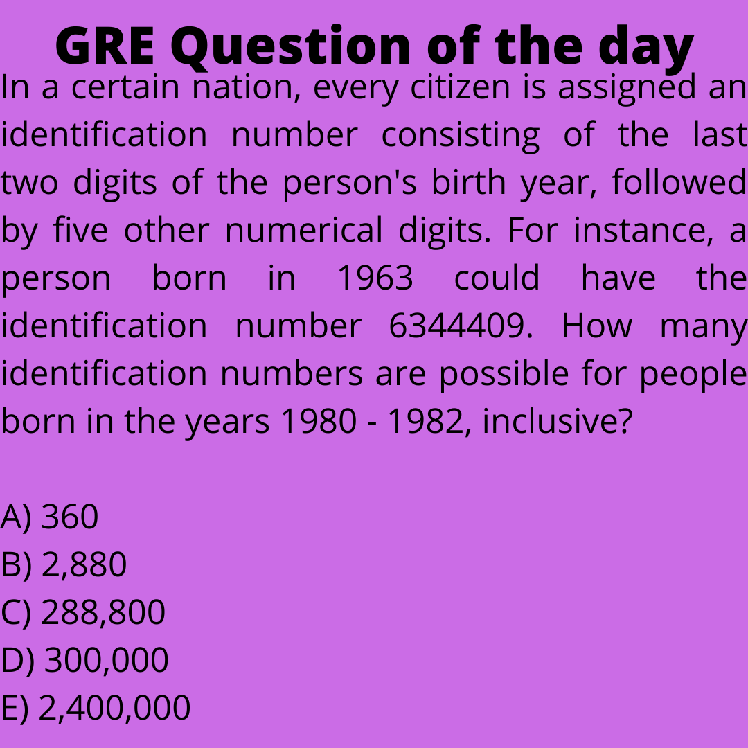MiniversityGH's tweet photo. Answer it and tag a friend  #GRE #GREquestions #testpreparation #testprep #greclasses #mba #mbaprep #graduateschool #gradschool #graduatedegree #questionoftheday #quant #math #mathematics #answerchoices #businessdegree #accraghana #accra #ghana #nigeria https://t.co/2wO3zGgBVj
