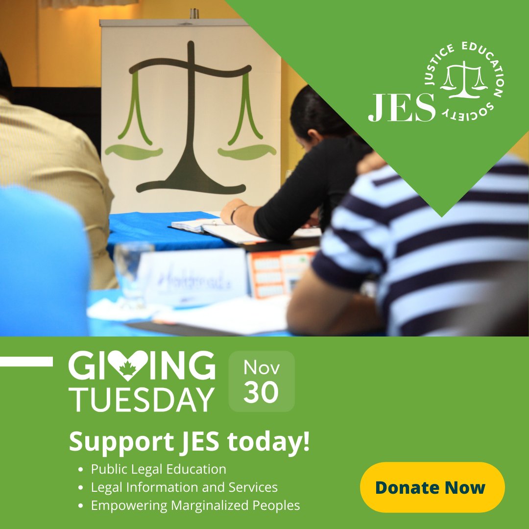 Justice Education Society (JES) tweet media
