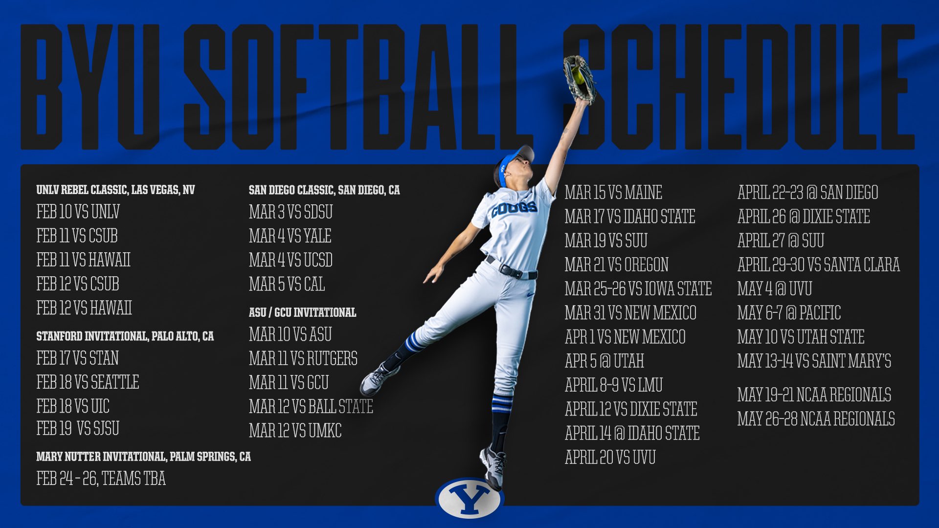 Uvu 2022 Schedule Byu Softball On Twitter: "The 2022 Schedule Is Here 🥳 ➤  Https://T.co/R0Juiteamf Https://T.co/Abb0Osbiva" / Twitter