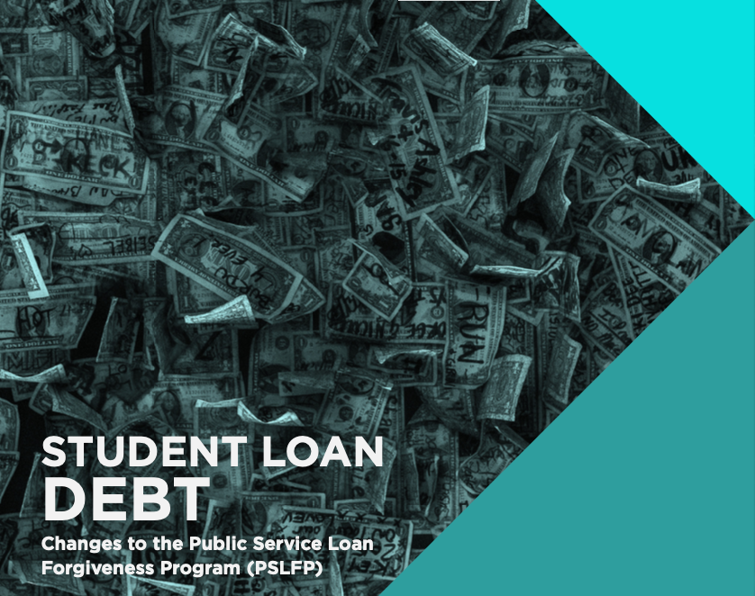 humanistsatwork's tweet photo. Do you have student loan debt and work in the public sector? Know someone who does? The recording of our workshop on changes to the public service loan forgiveness program is now available on our website, with resources compiled by the panelists.  https://t.co/zmJqCExtRw https://t.co/h0KL7xLoTL