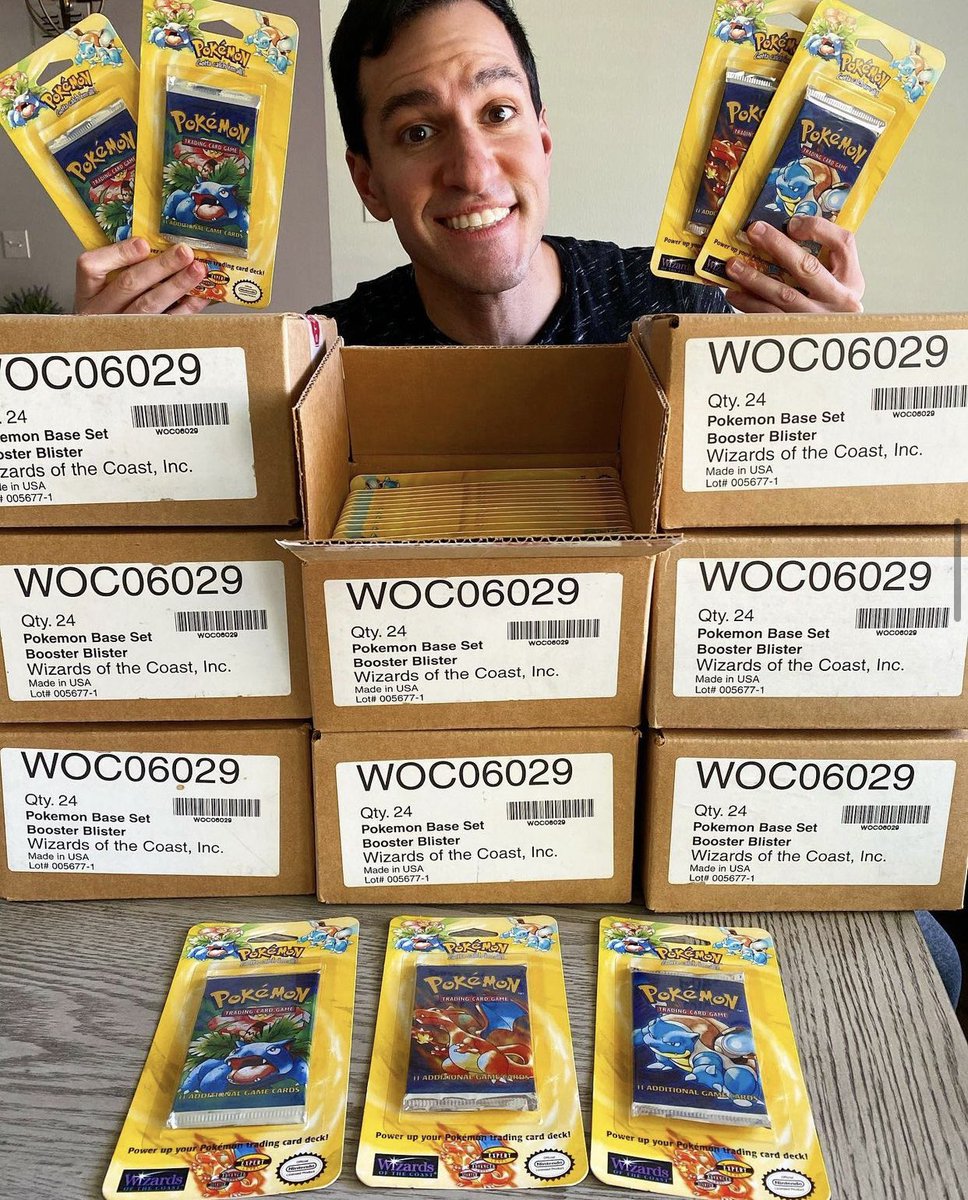 LeonhartYT's tweet photo. Offering up most of my sealed collection for what should be one of the biggest events in Pokémon history! Stay tuned… tomorrow. https://t.co/xZjnXMJeWJ