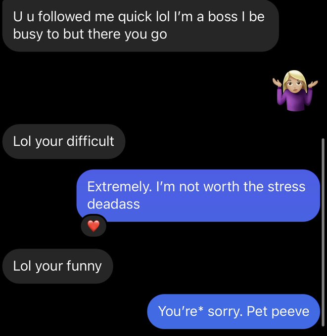 Me flirting 😂 https://t.co/RzB3K2eBzz