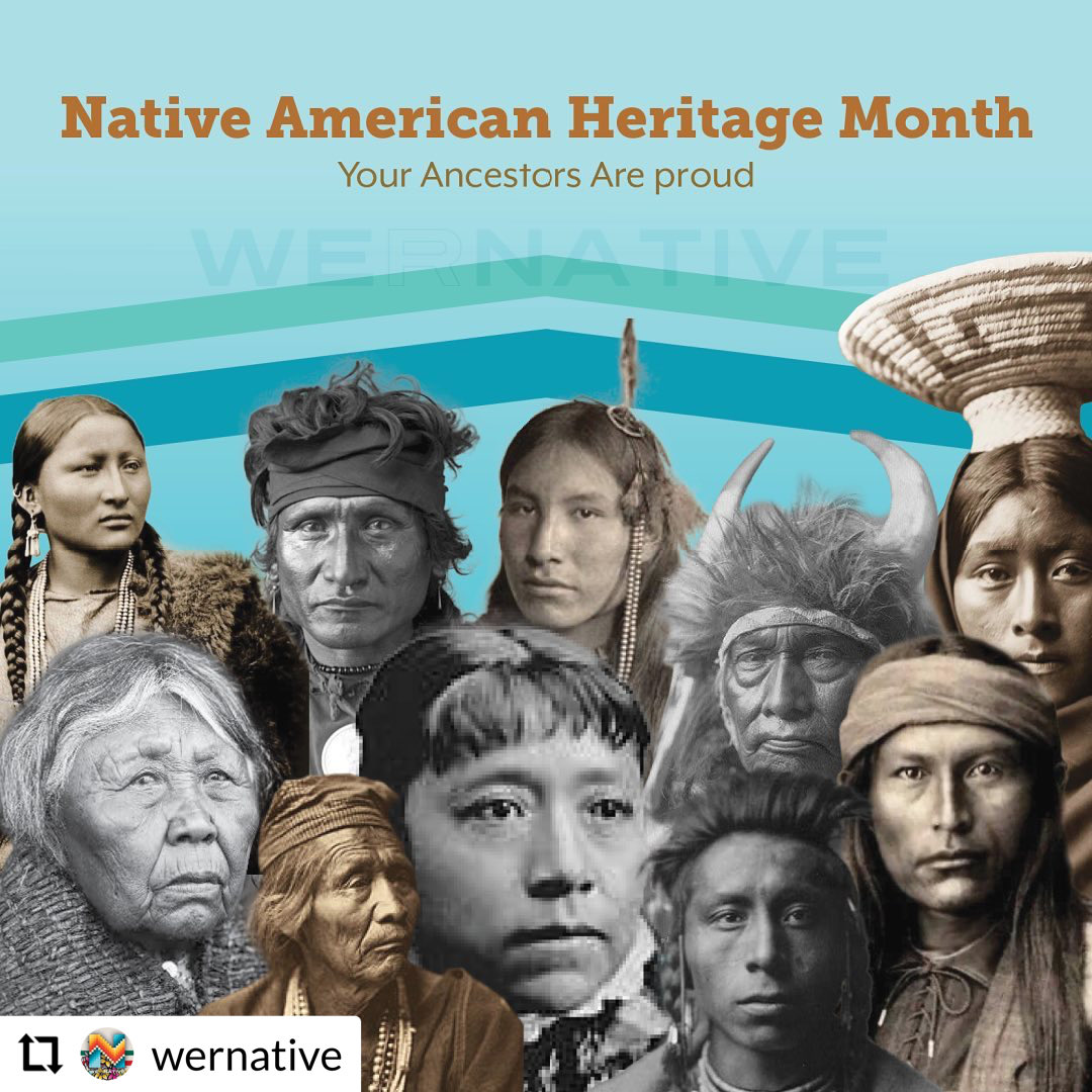 Friday was Native Heritage Day and we wrap up Native Heritage Month this week. Please follow ⁦@weRnative⁩ if you aren’t already. Let’s keep the celebration going! #wernative #nativeheritage