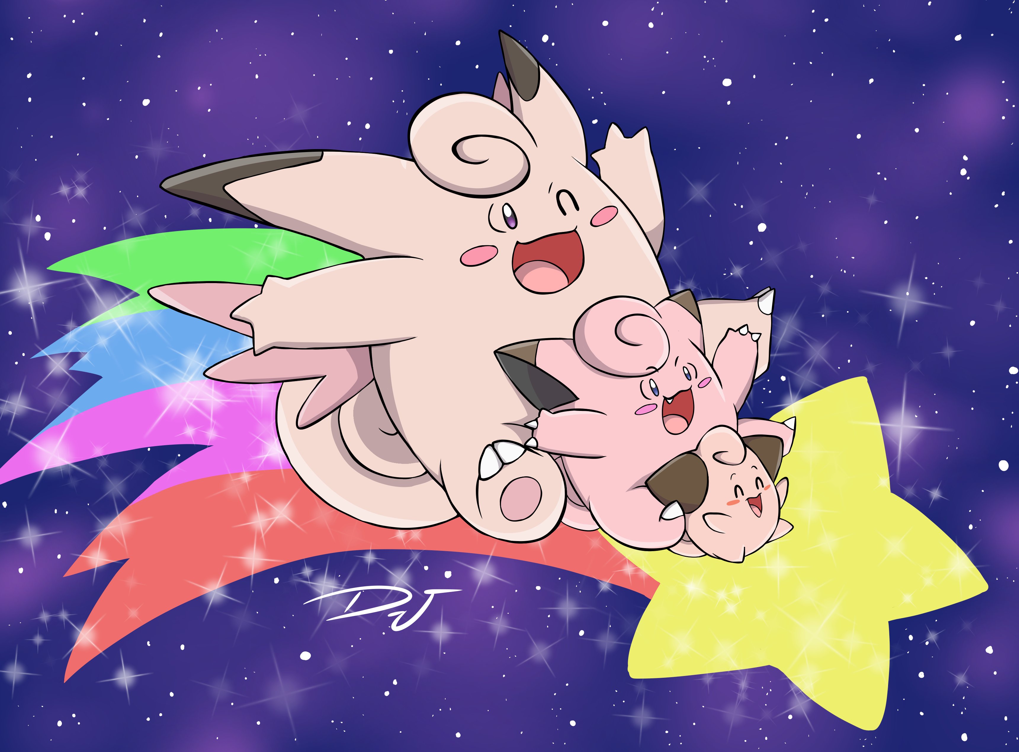 Mediocre Artist ポケモン Pokemon Pokemonart Pokemonfanart 毎日ポケモン Cleffa ピィ Clefairy ピッピ Clefable ピクシー T Co Xj5qylkjsp Twitter