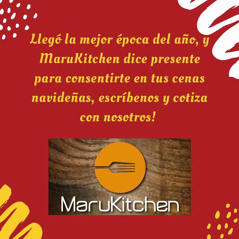 marukitchenpty's tweet photo. Estamos listos para ofrecerte el mejor plato navideño, escríbenos y cotiza con nosotros.
Separa tu fecha a tiempo 👀
WhatsApp 6085-3186
#marukitchen #navidad #comidapanama #panama🇵🇦 https://t.co/u4A9XSPxrL