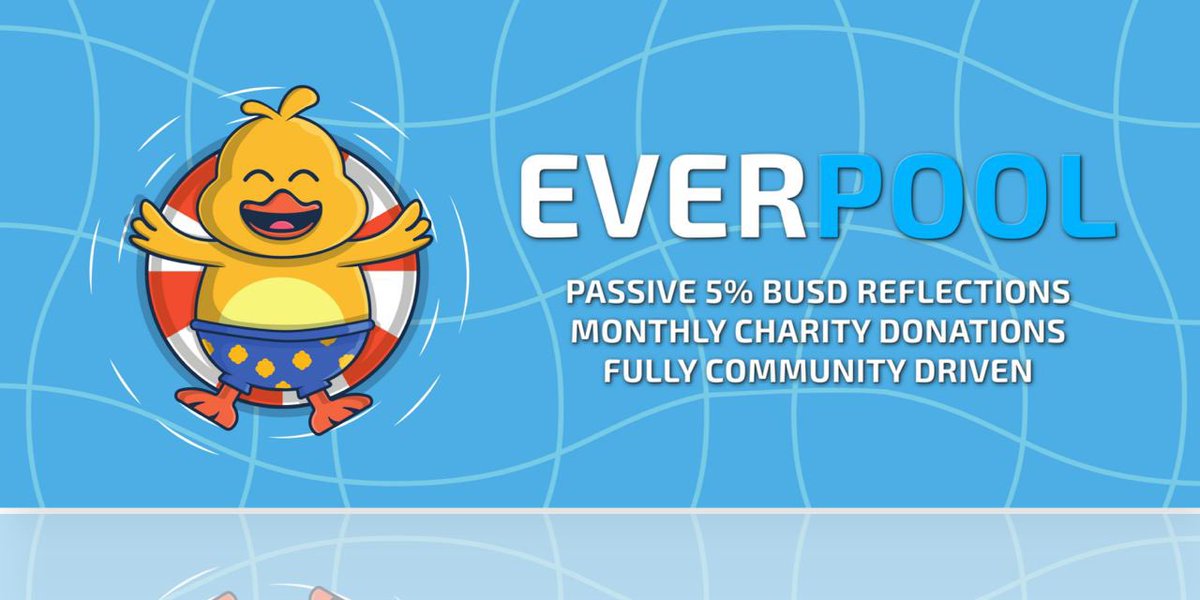 🌊 EverPool - $EVP
🐥 <a href="/EverPoolToken/">EverPool</a>

🔥Anti-Whale, KYC doxxed, Audited contract
🔥1yr Locked LP, Auto-Earn BUSD
🔥VERY active Dev
🔥Pre-Sale on 4th December

Pre-sale: bit.ly/EverPoolPresale
TG: t.me/EverPool
Website: everpool.app

#BSCGems #EverPoolToken