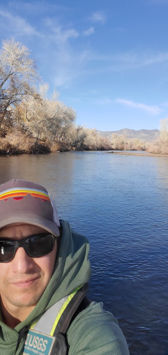 USGS_Nevada's tweet photo. Hydrographer Guzman at 10311700 #CarsonRiver AT DAYTON today getting it ready to come online for the season. https://t.co/7kESqx6a7v https://t.co/bskJYbuBKP