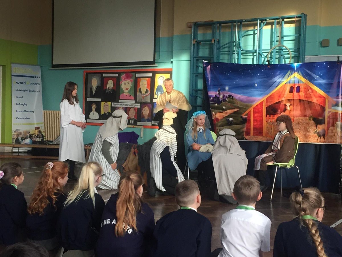 This afternoon Year 5 were lucky enough to 'Open the book' to the Christmas story! We are really enjoying getting into the Christmas spirit and learning about the true meaning of Christmas! #passionforlearning #communityspirit