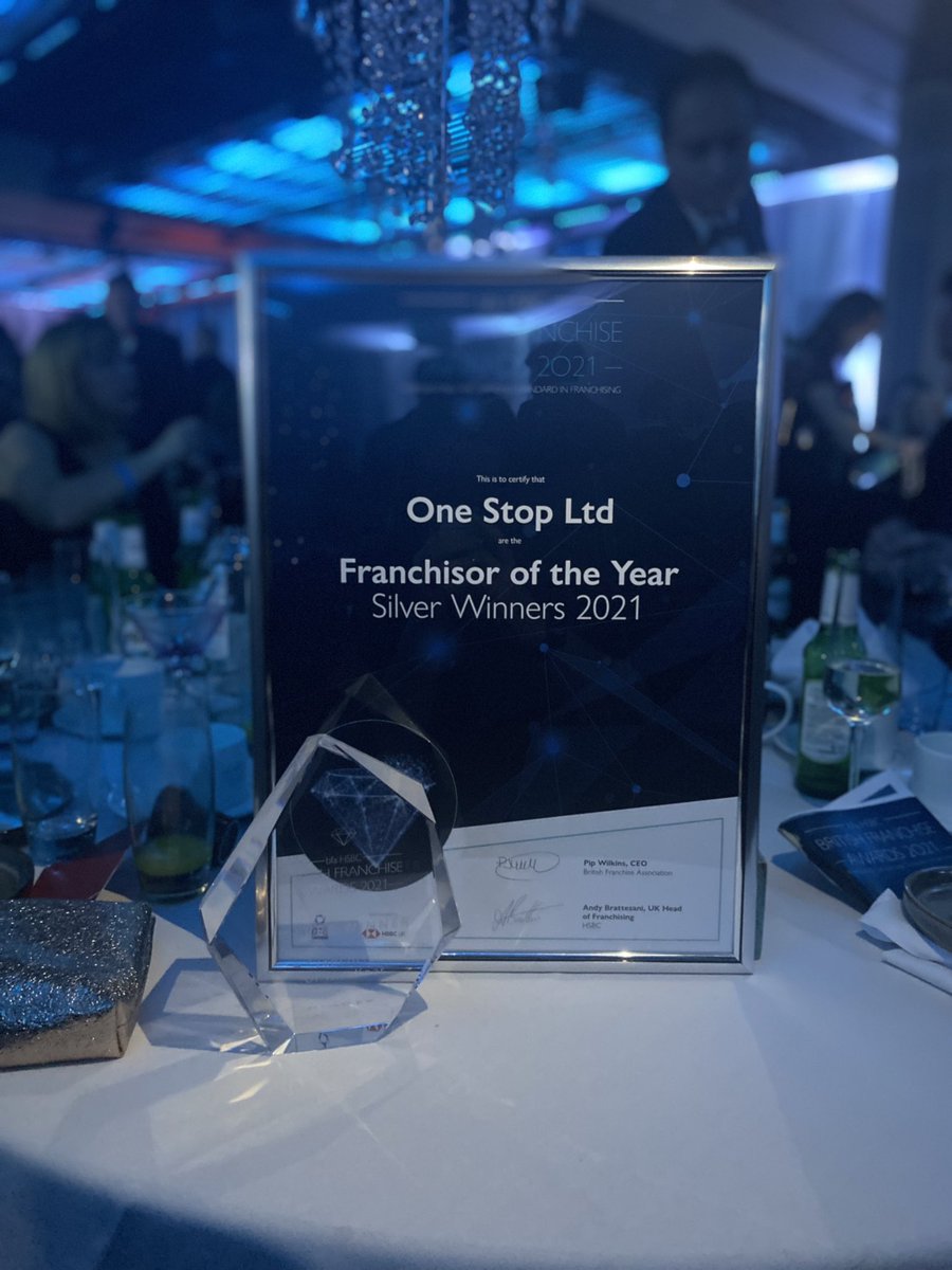 1StopFranchise's tweet photo. We won Silver for the Franchisor of the Year award! #bfa2021 https://t.co/3IYUZkiRu6