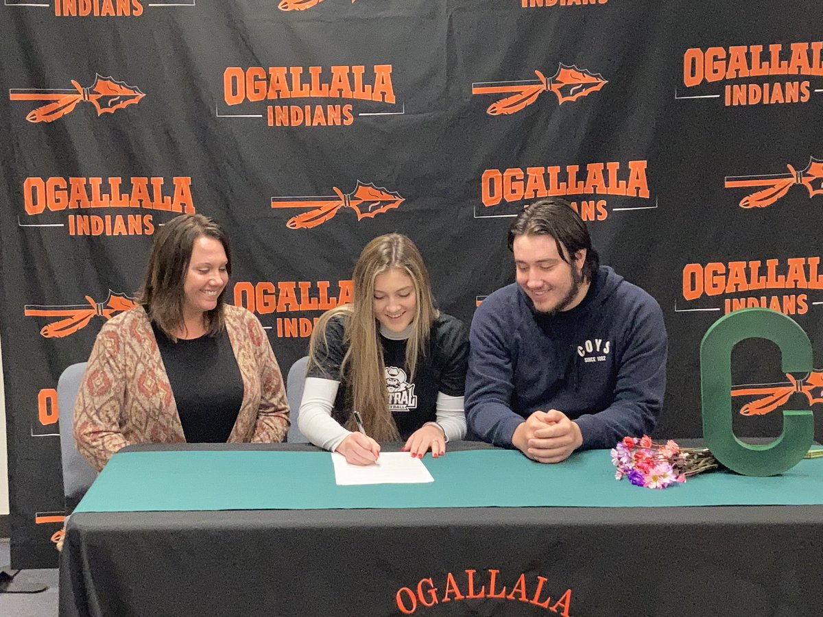 Shoutout to <a href="/jillian_k72/">Jill k</a> for officially signing with <a href="/CCCRaidervb/">Central Raider VB</a> !!! Jill is one with the court and is always in the right place at the right time! Girl. Can. Ball!!!!! All time leader in Digs! When we talk about a culture of confidence, Jill leads the charge! <a href="/OGIndians/">Ogallala Public Schools</a>